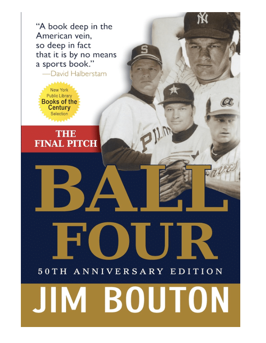 Book cover: Ball Four by Jim Bouton